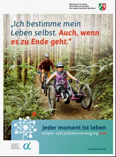 Vorschaubild 1: Plakat "Ich bestimme mein Leben selbst"