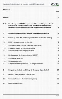 Vorschaubild 3: Kompetenzentwicklung, Kompetenzmessung und Kompetenzdiagnosen in den Elektroberufen